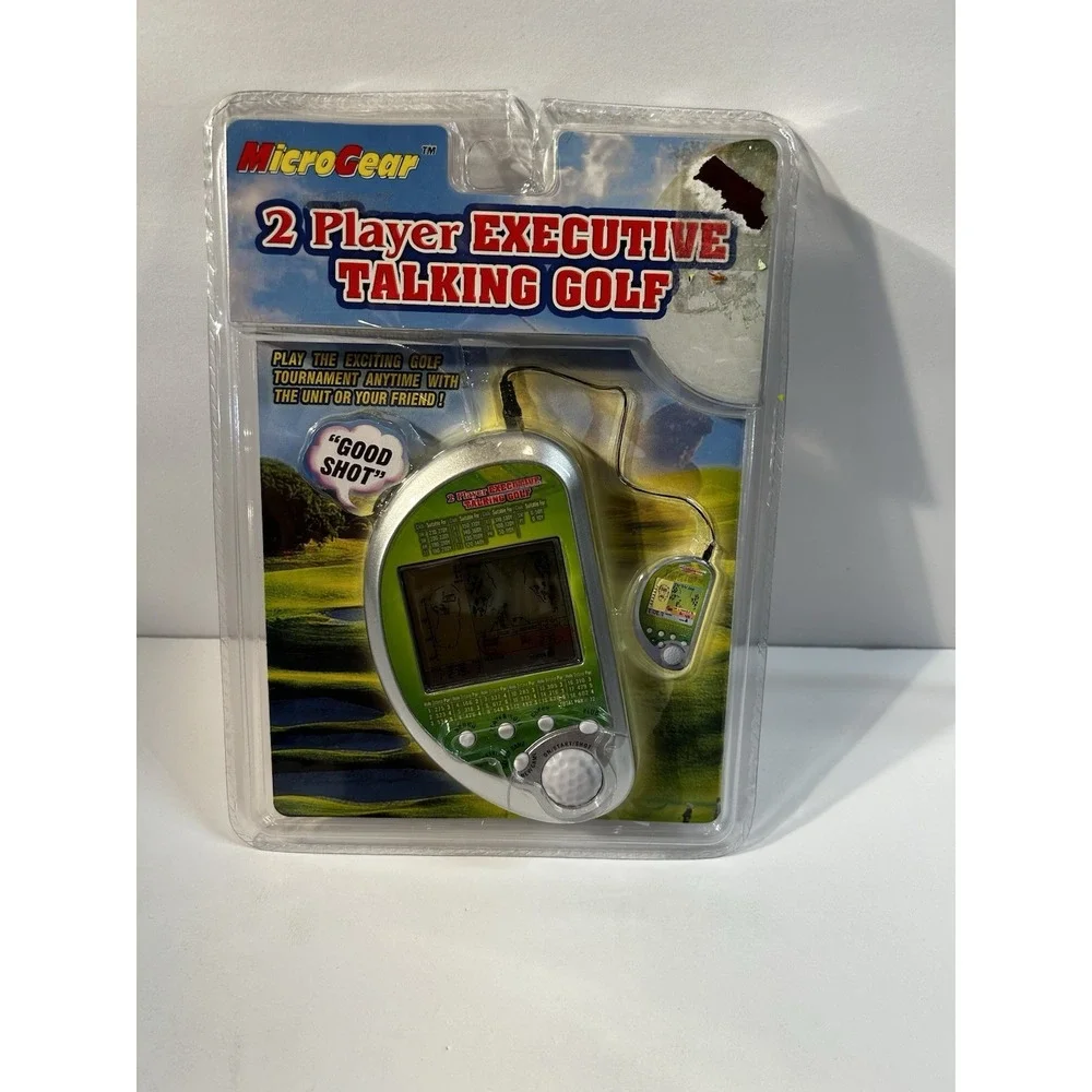 MicroGear 2 Player Executive Talking Golf Game Handheld Electronic Sealed New